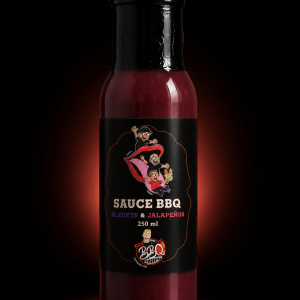 Bouteille de la sauce BBQ "B" par MO.
