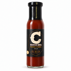 Bouteille de sauce BBQ C orange et vodka BonBBQ, 250 ml