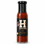 Bouteille de sauce BBQ H à la bière noire épicée BonBBQ, 250 ml